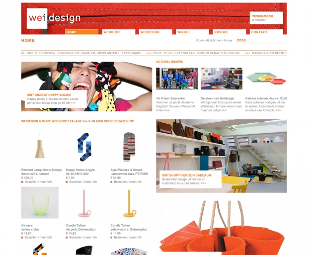 Weidesign, website