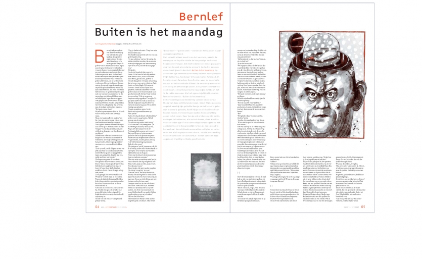 Shortlistkrant, 2004, illustratie Tjalling Houkema