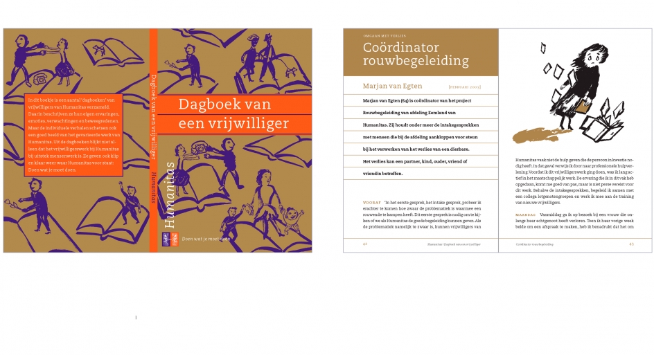 Dagboek van een vrijwilliger, illustratie Majel van der Meulen