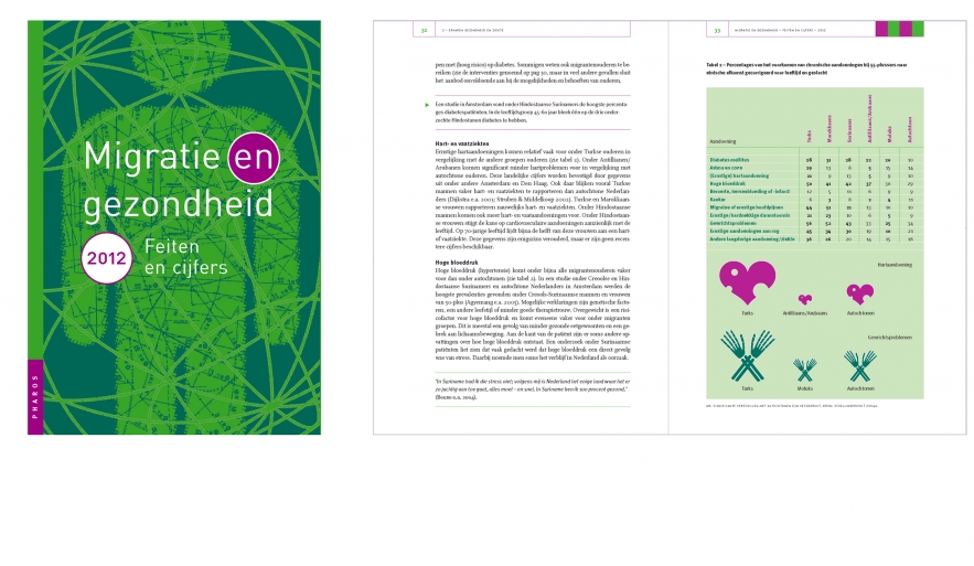 Omslag, binnenwerk, infographics, 2012