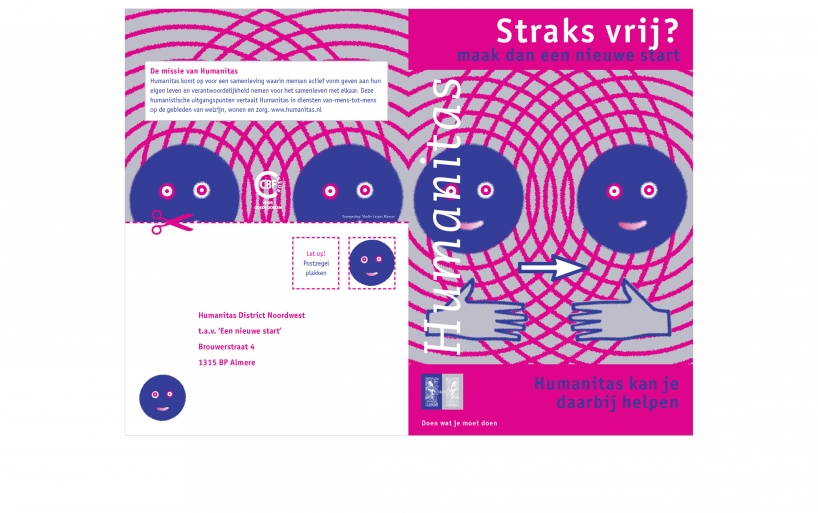 Straks vrij?, flyer