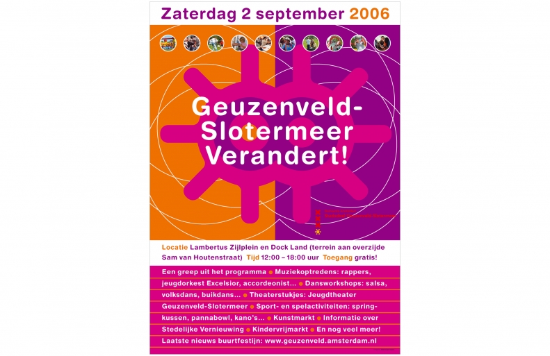 Geuzenveld-Slotermeer Verandert!, affiche 2006