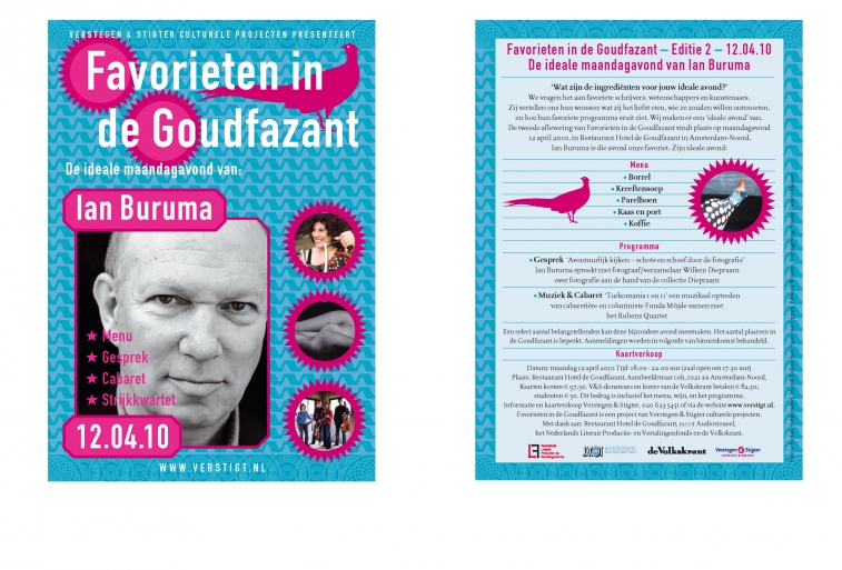 Favorieten in de Goudfazant, editie Ian Buruma