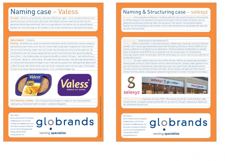 Twee advertenties